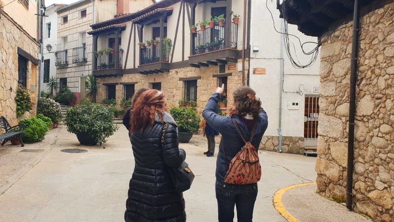 A group of non hunters sightseeing for Gredos ibex