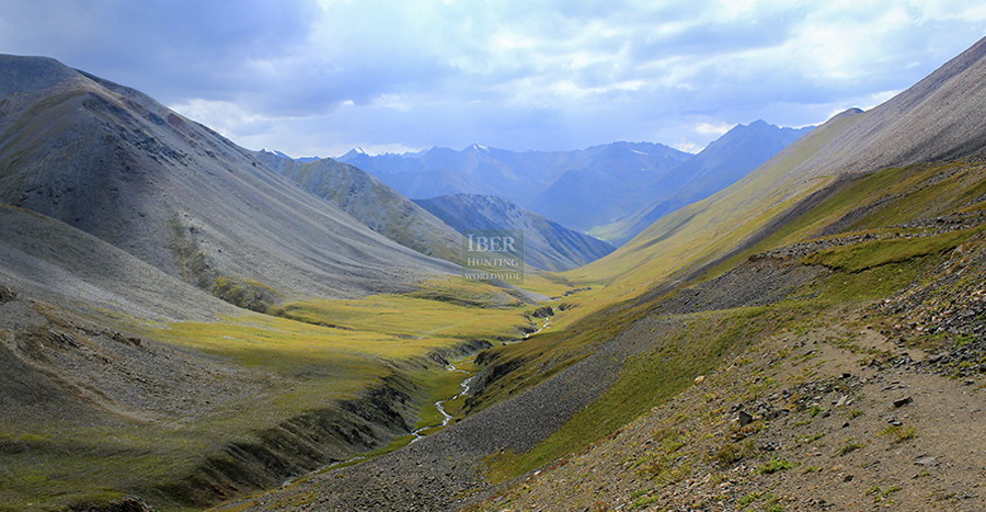 Mountains of the hunting area of Kyrgyzstan