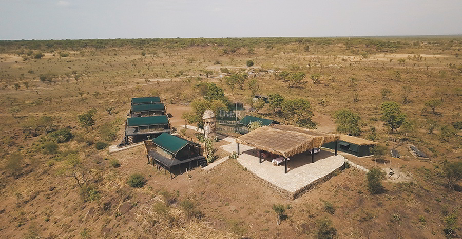 Confortable camp for your hunt in Benin