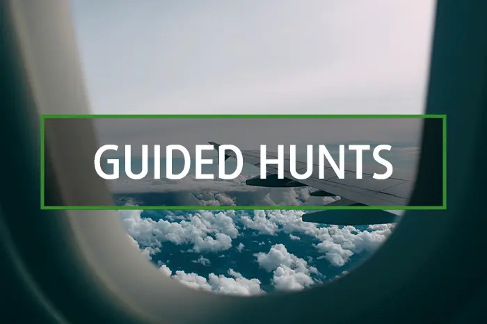 Guided hunting trips