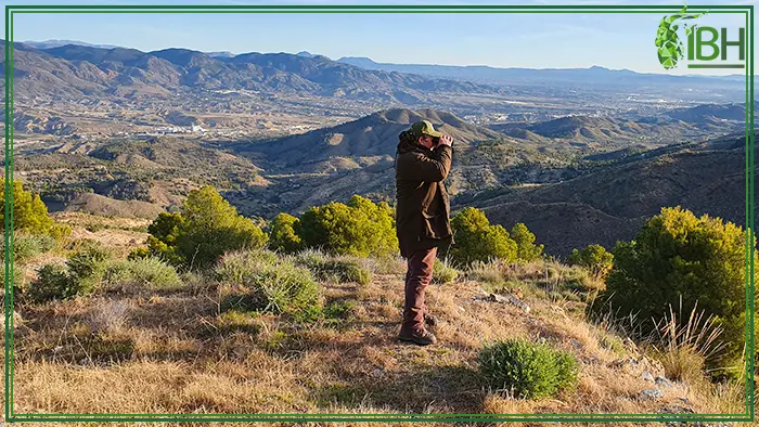 Richard looking for Southeastern ibex in Spain