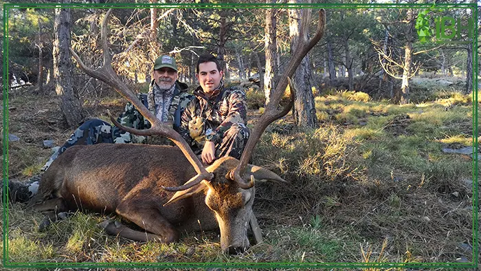 Curtis with his Spanish Red stag deer trophy
