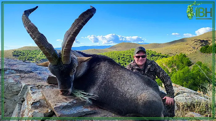 Hermann and his Southeastern ibex hunting in Spain