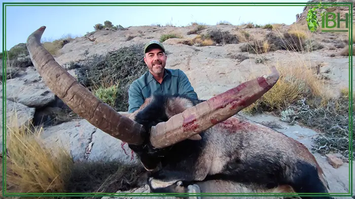 Greg with his great southeastern ibex hunting in Spain