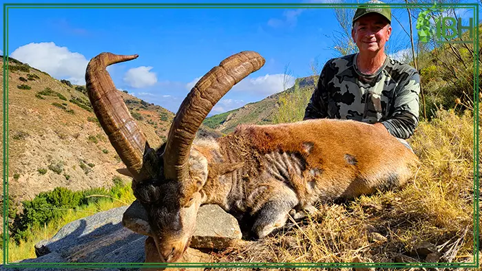 Dave with southeastern ibex in Spain