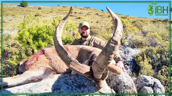 F with his Spanish Ronda ibex hunting trophy