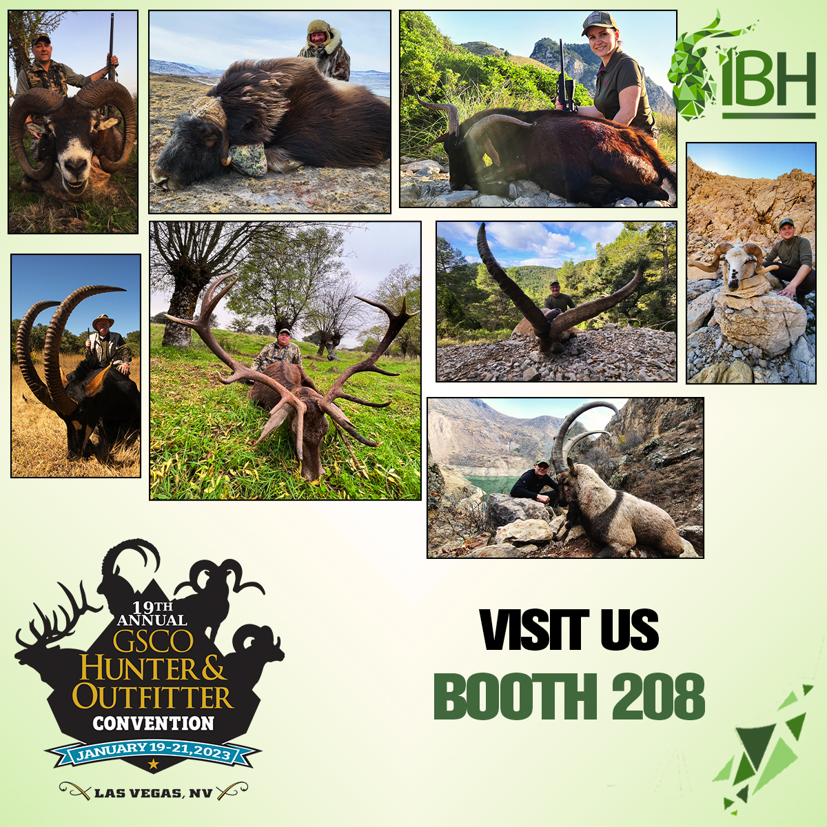 IberHunting at GSCO convention, Booth 208