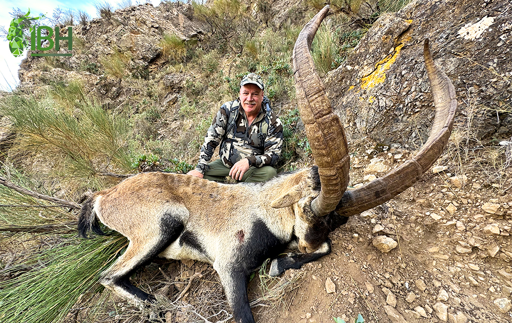 Kirk with his Southeastern ibex hunting in Spain