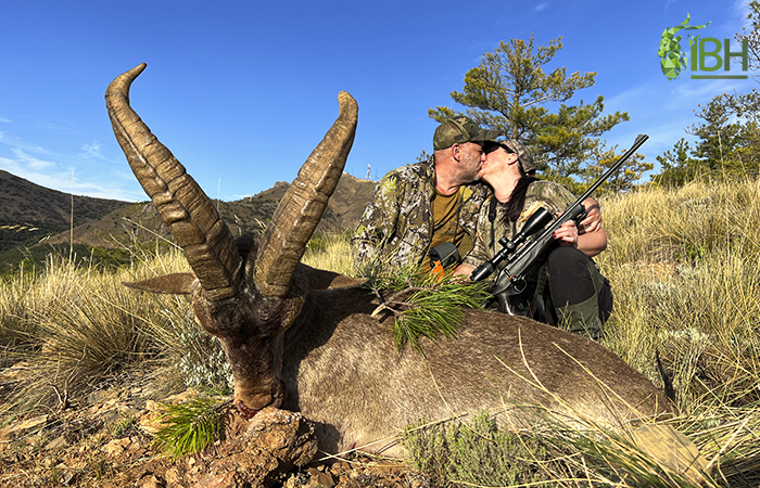 A couple of hunters enjoying their special hunting in Spain