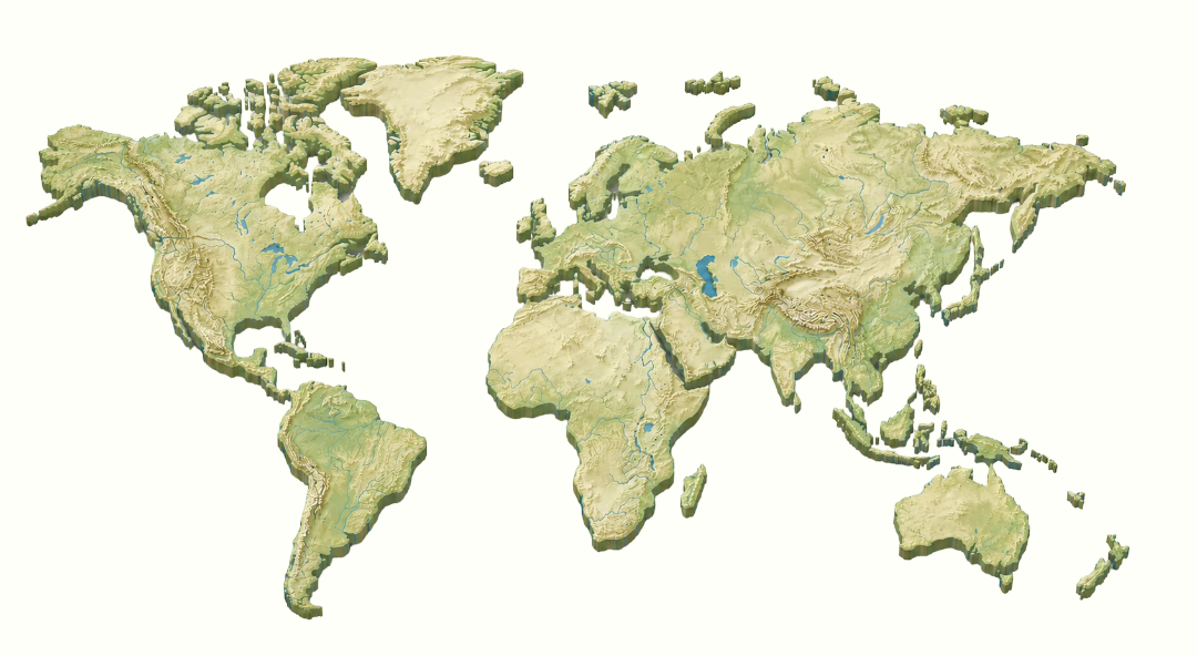 IberHunting worldwide hunting destinations map