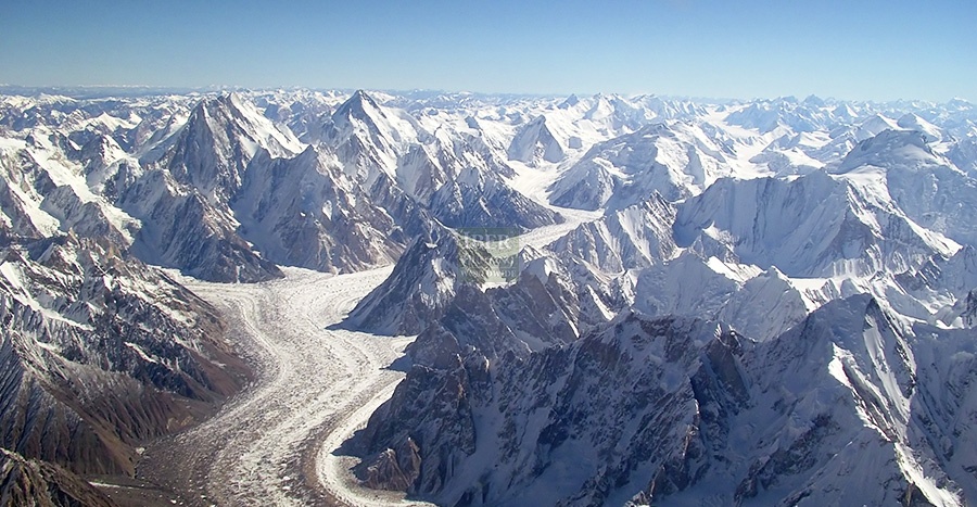 Mountains of the hunting area in Pakistan